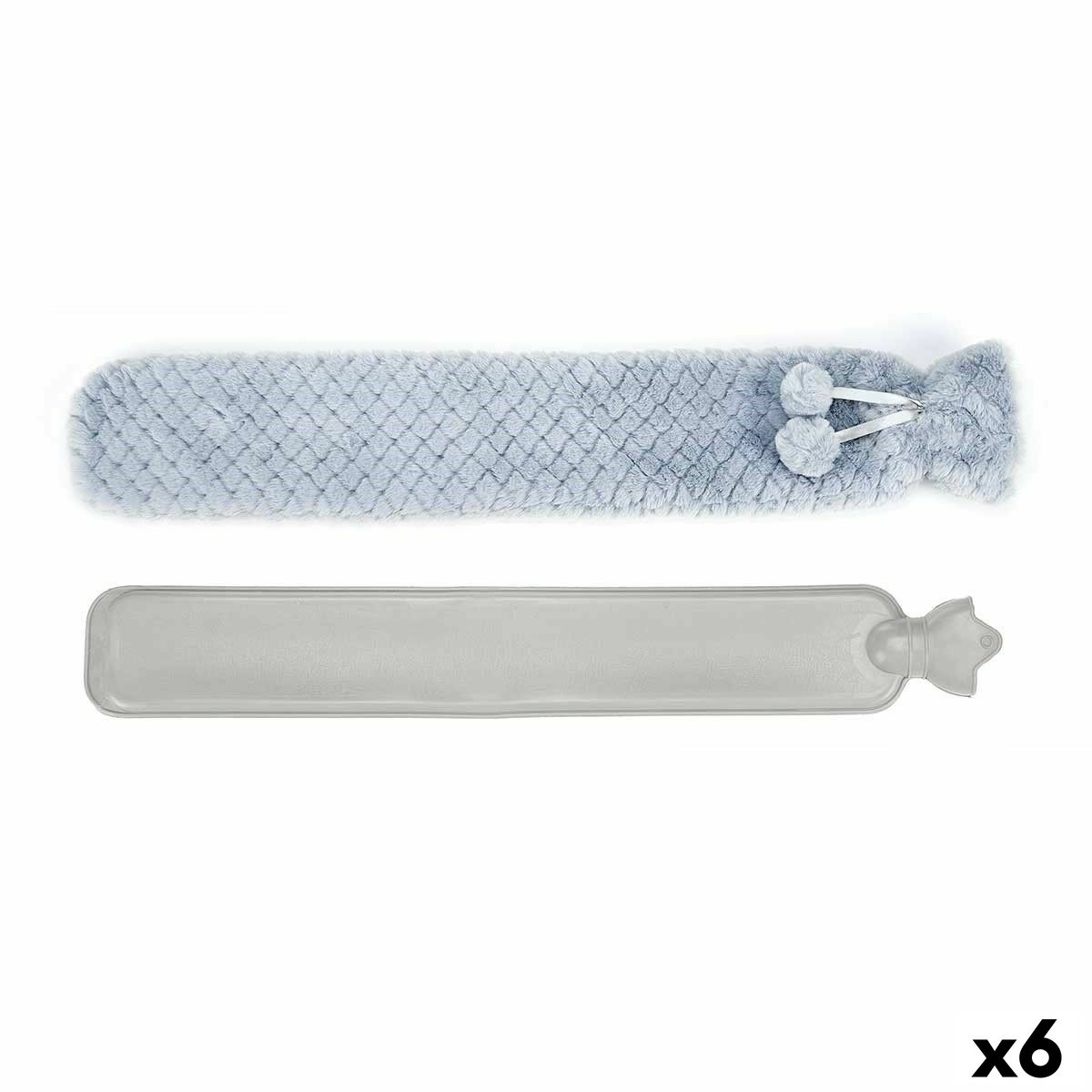 Bolsa de Agua Caliente Gift Decor Azul Plástico 2 L (6 Unidades)