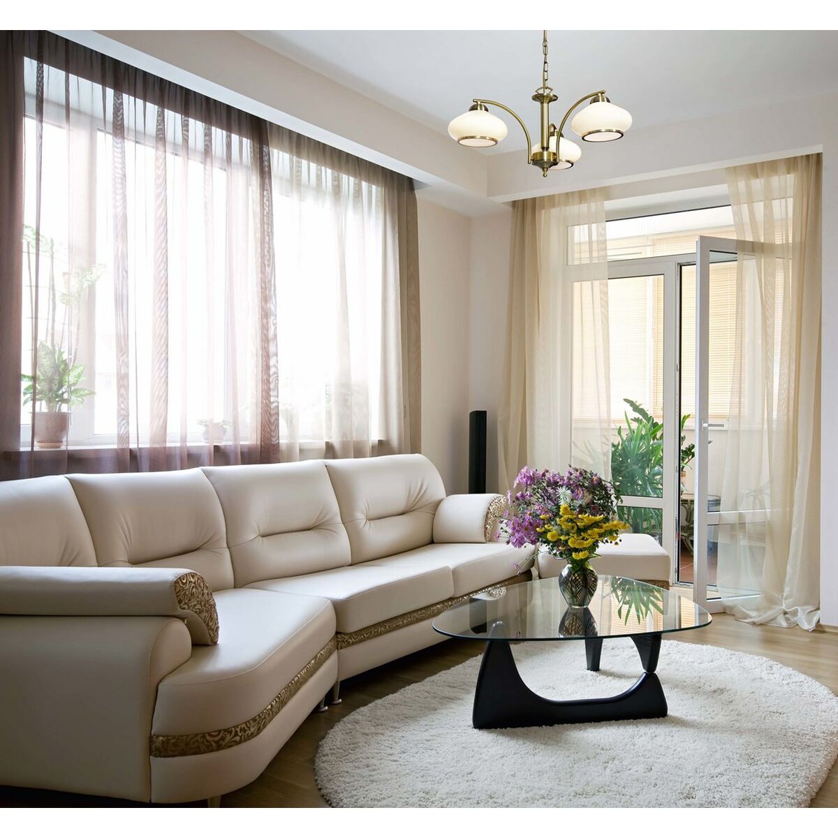 Lámpara de Techo Activejet Rita Metal Vidrio 40 W 230 V