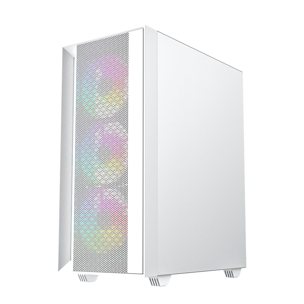 Caja Semitorre ATX GEMBIRD Fornax 4000W ARGB Blanco Multicolor