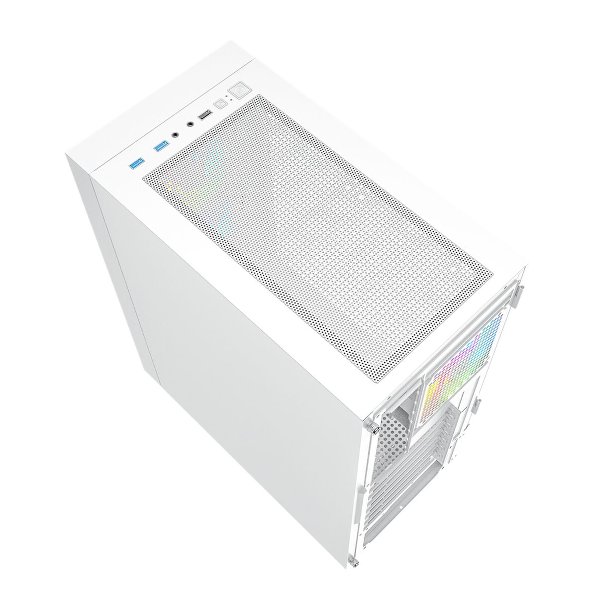 Caja Semitorre ATX GEMBIRD Fornax 4000W ARGB Blanco Multicolor