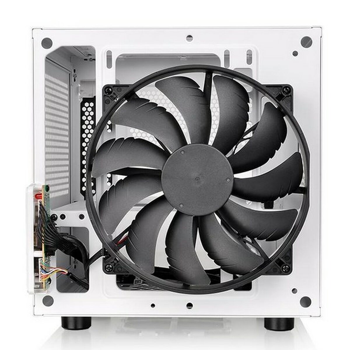 Caja Semitorre Mini ITX THERMALTAKE Core V1 Snow Edition Blanco