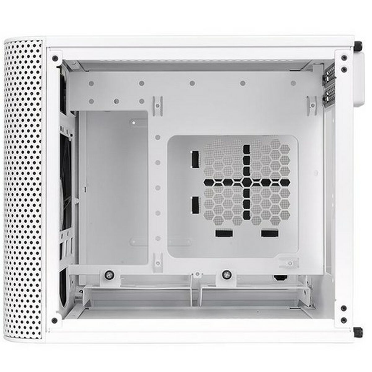 Caja Semitorre Mini ITX THERMALTAKE Core V1 Snow Edition Blanco