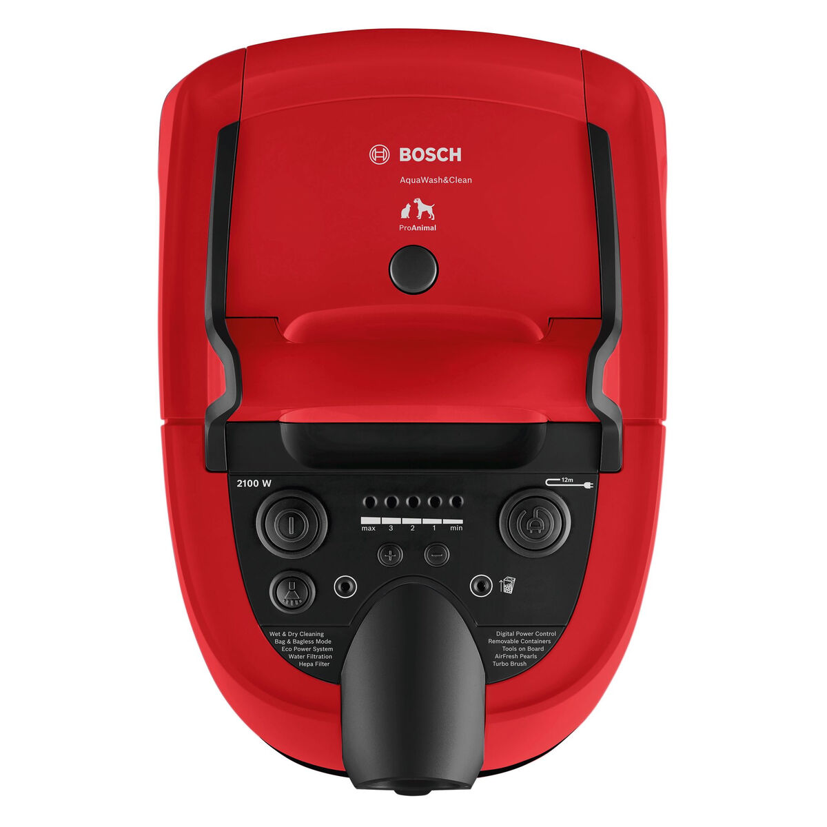 Aspirador BOSCH BWD421PET Negro Rojo 2100 W