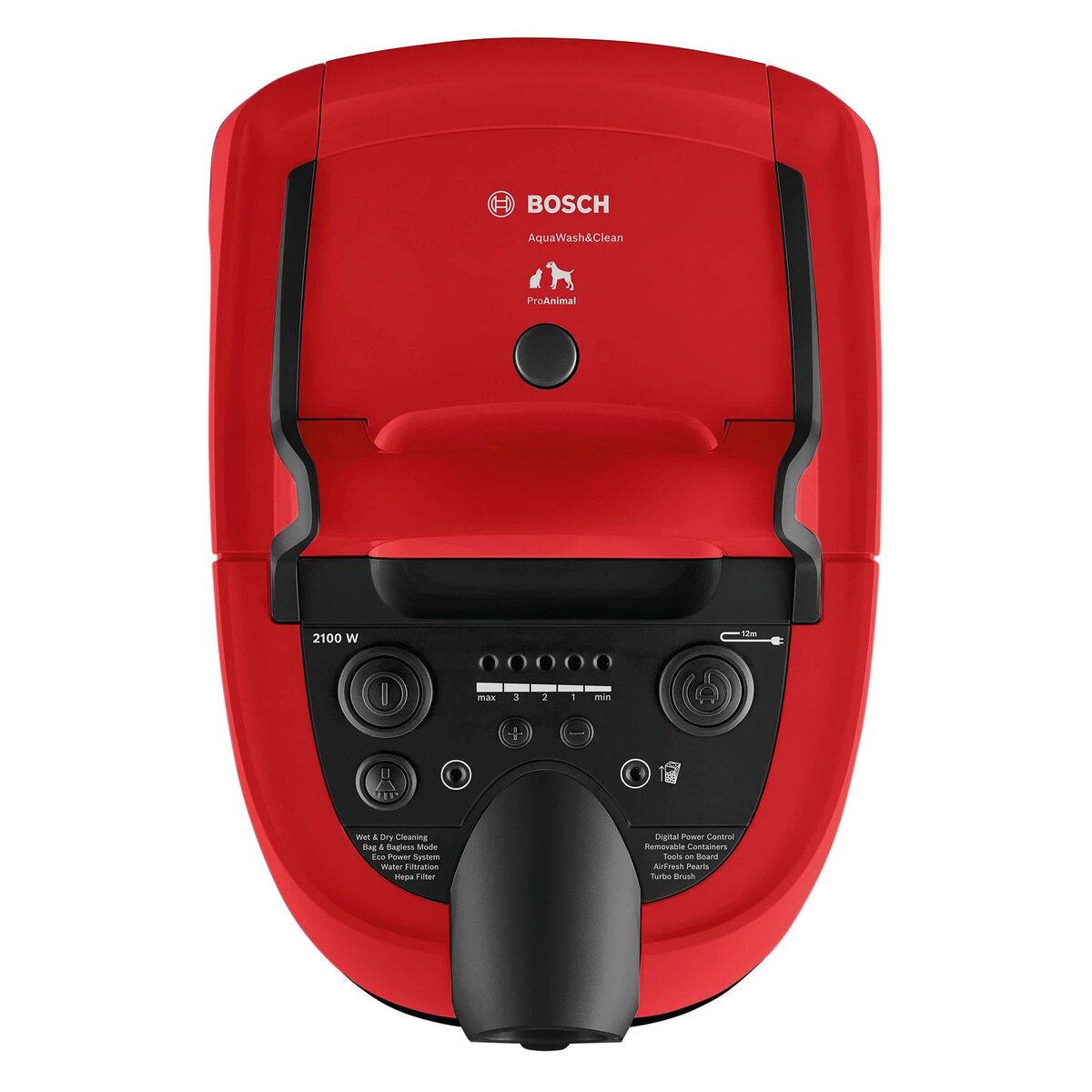 Aspirador BOSCH BWD421PET Negro Rojo 2100 W