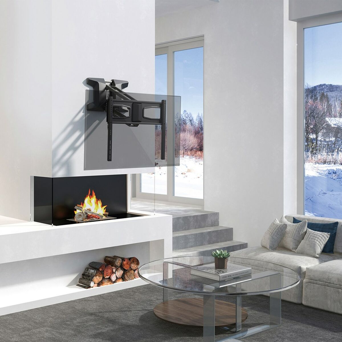 Soporte de Pared MacLean MC-891 70" 37"