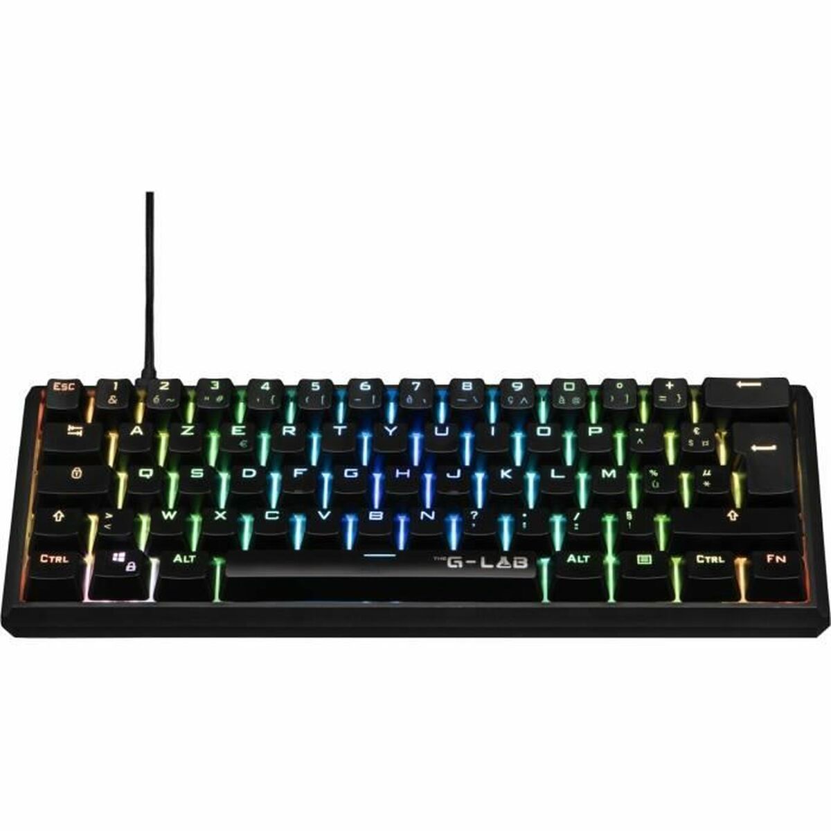 Teclado The G-Lab Rojo