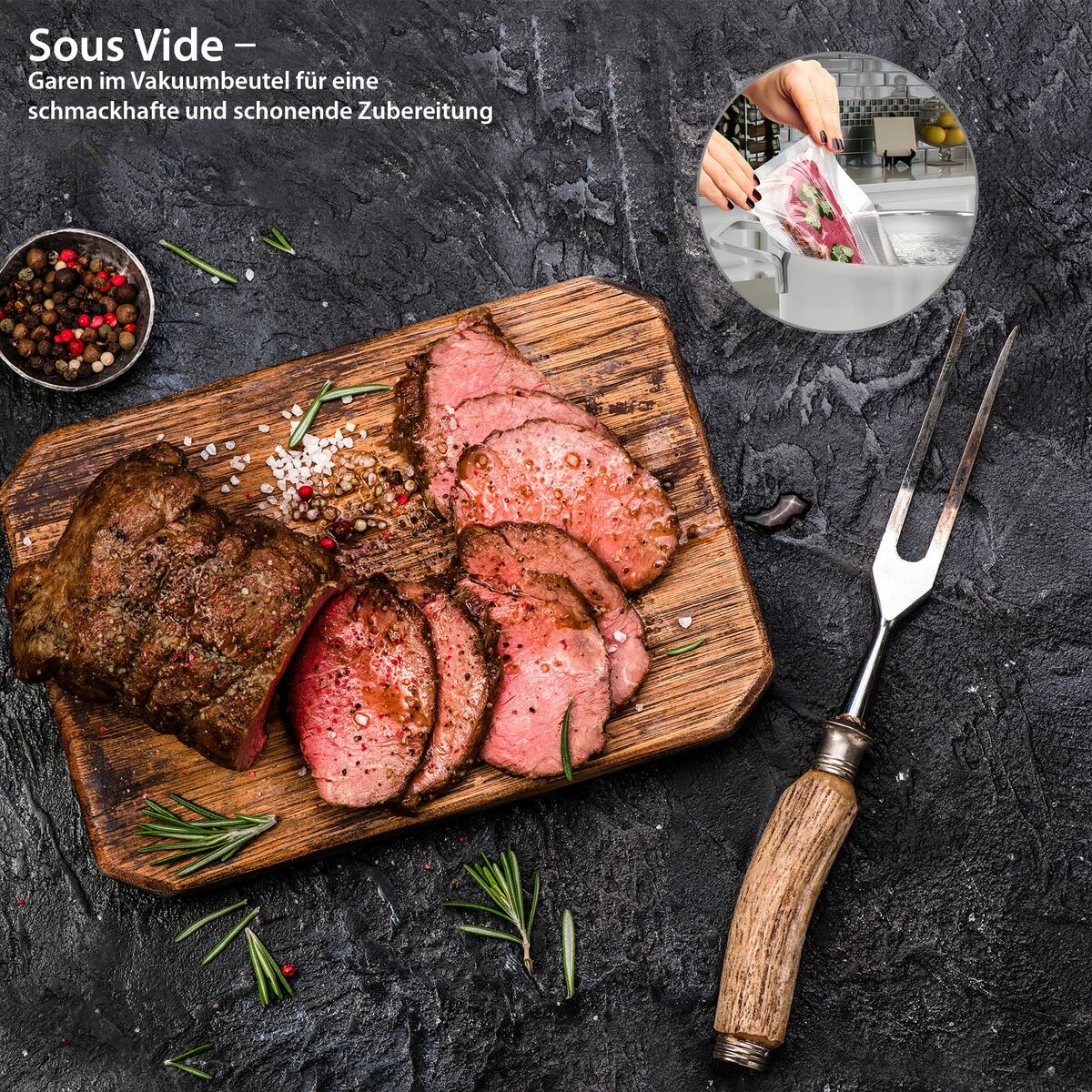 Rollos para Envasadora Clatronic PC-VK 1015 / 1080 / 1134 12 m