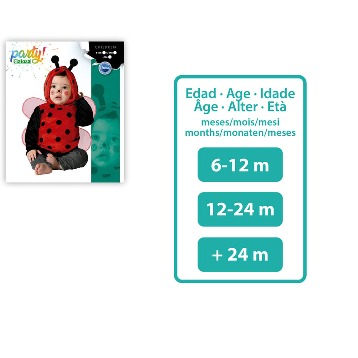 Disfraz para Bebés Mariquita