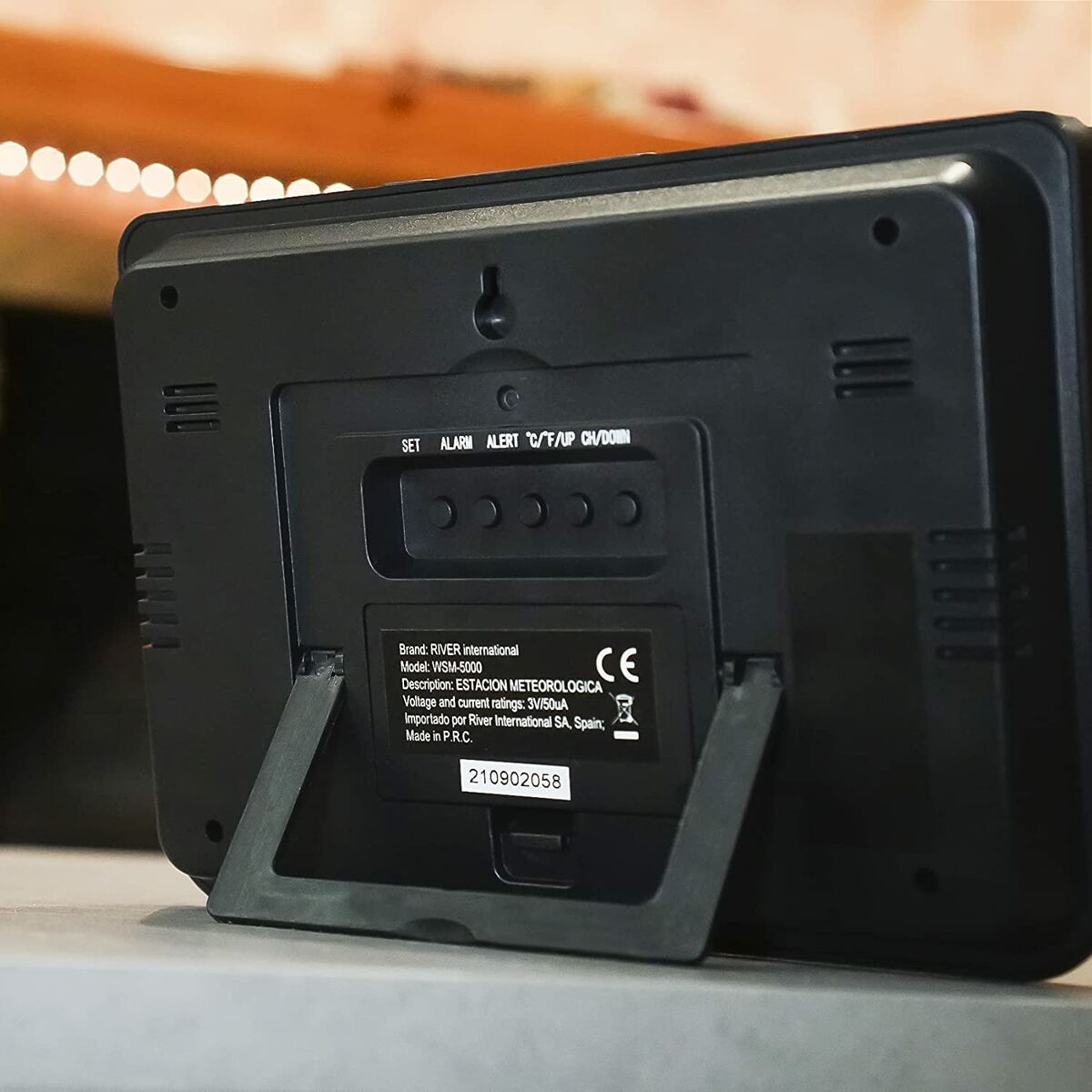 Estación Meteorológica Multifunción ELBE WSM500 Negro