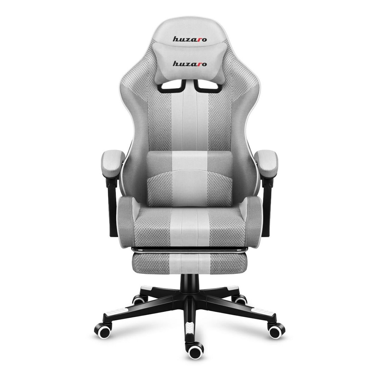 Silla Gaming Huzaro HZ-Force 4.7 White Mesh         Blanco Gris
