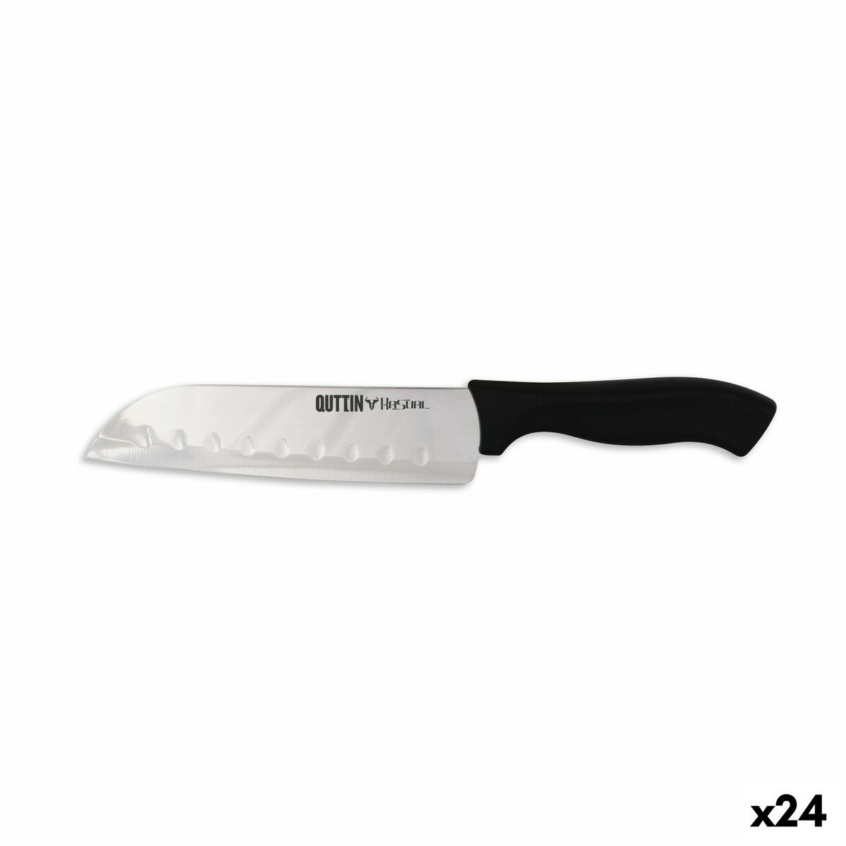 Cuchillo de Cocina Quttin Santoku Kasual 17 cm (24 Unidades)