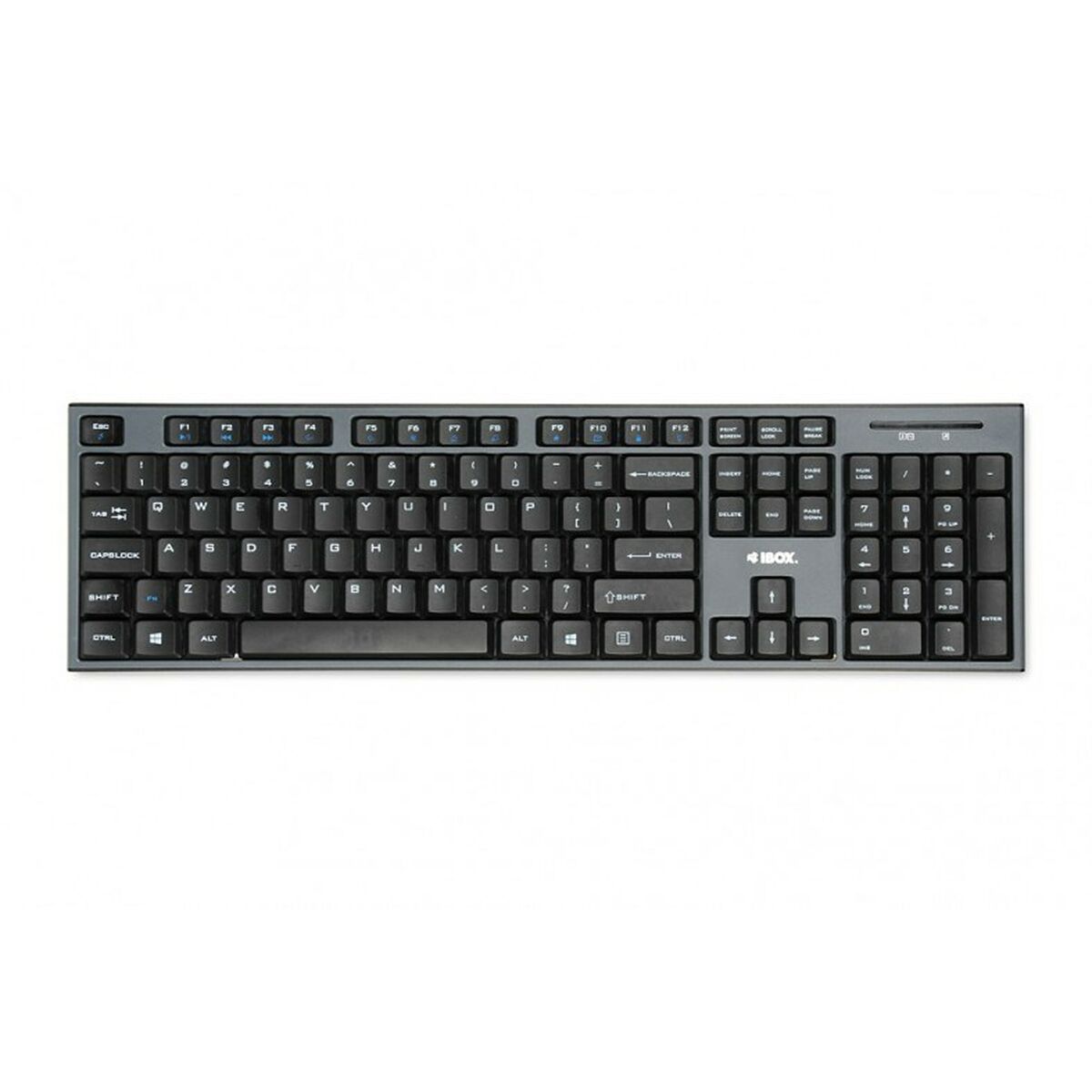 Teclado y Ratón Ibox DESKTOP KIT PRO Negro Inglés QWERTY