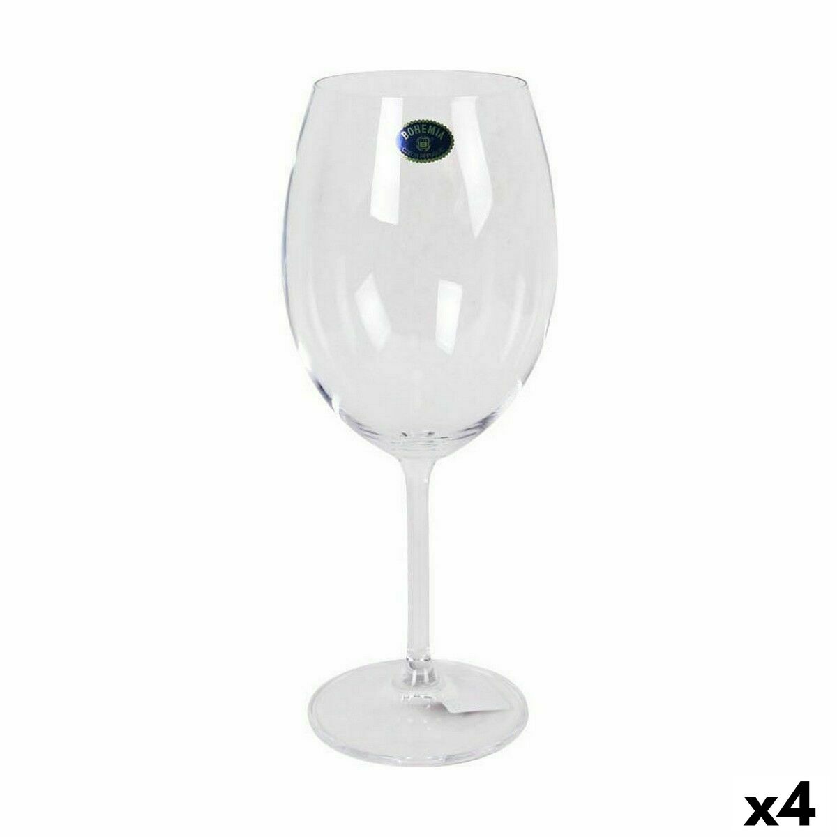 Set de copas de vino Bohemia Crystal Clara 580 ml Vino 6 Piezas (4 Unidades)