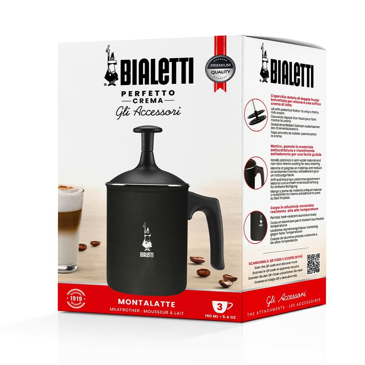 Mini Batidora Espumadora Bialetti 00AGR394                       