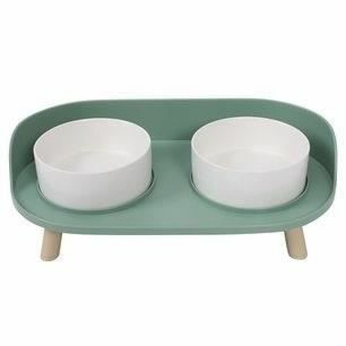 Comedero para Perro MPETS Altitude 50 ml Acero Inoxidable Doble