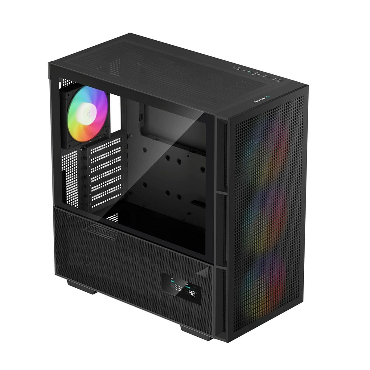Caja Semitorre ATX DEEPCOOL CH560 DIGITAL Negro Multicolor
