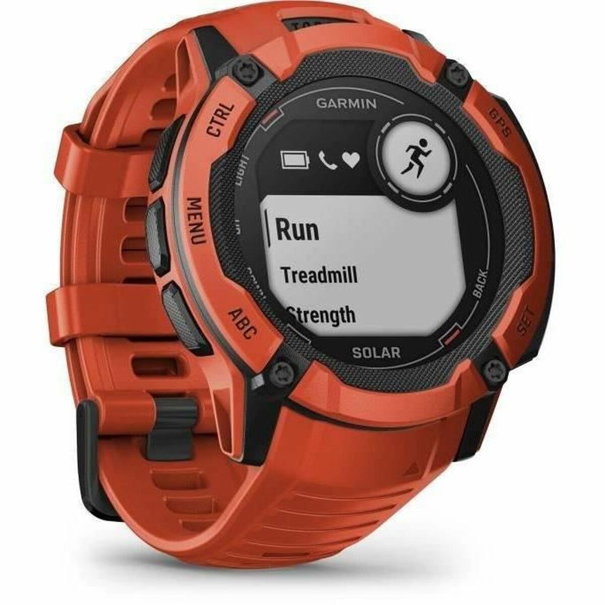 Reloj Hombre GARMIN Instinct 2X Solar Rojo Gris No