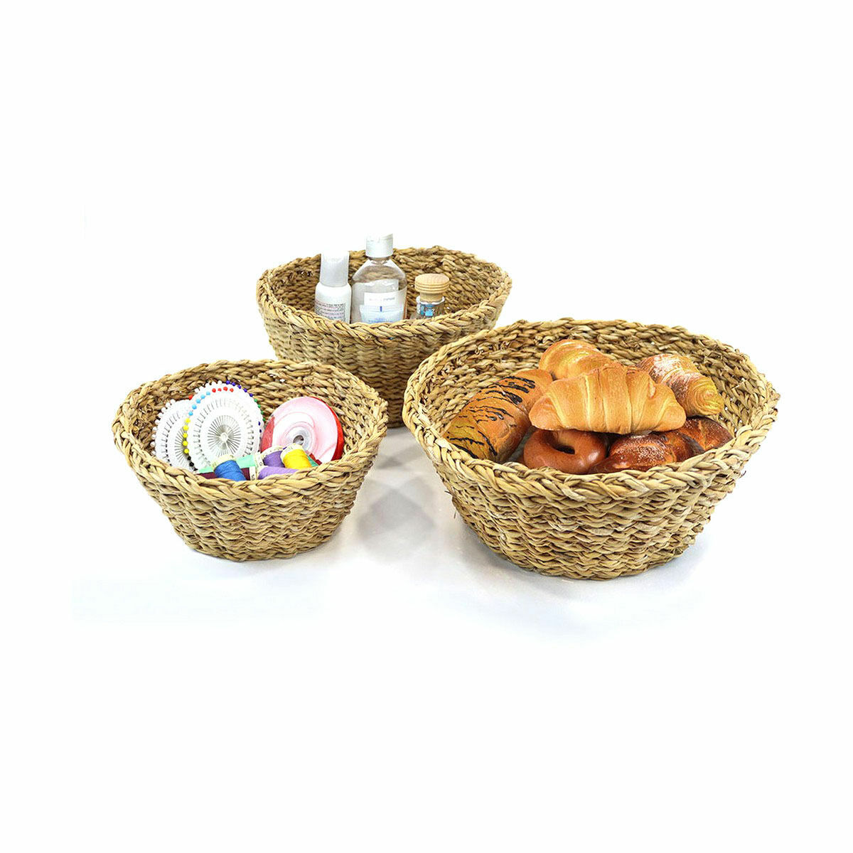 Cesta Multiusos Privilege Privilege Marrón Mimbre 30 x 30 x 13 cm (8 Unidades)