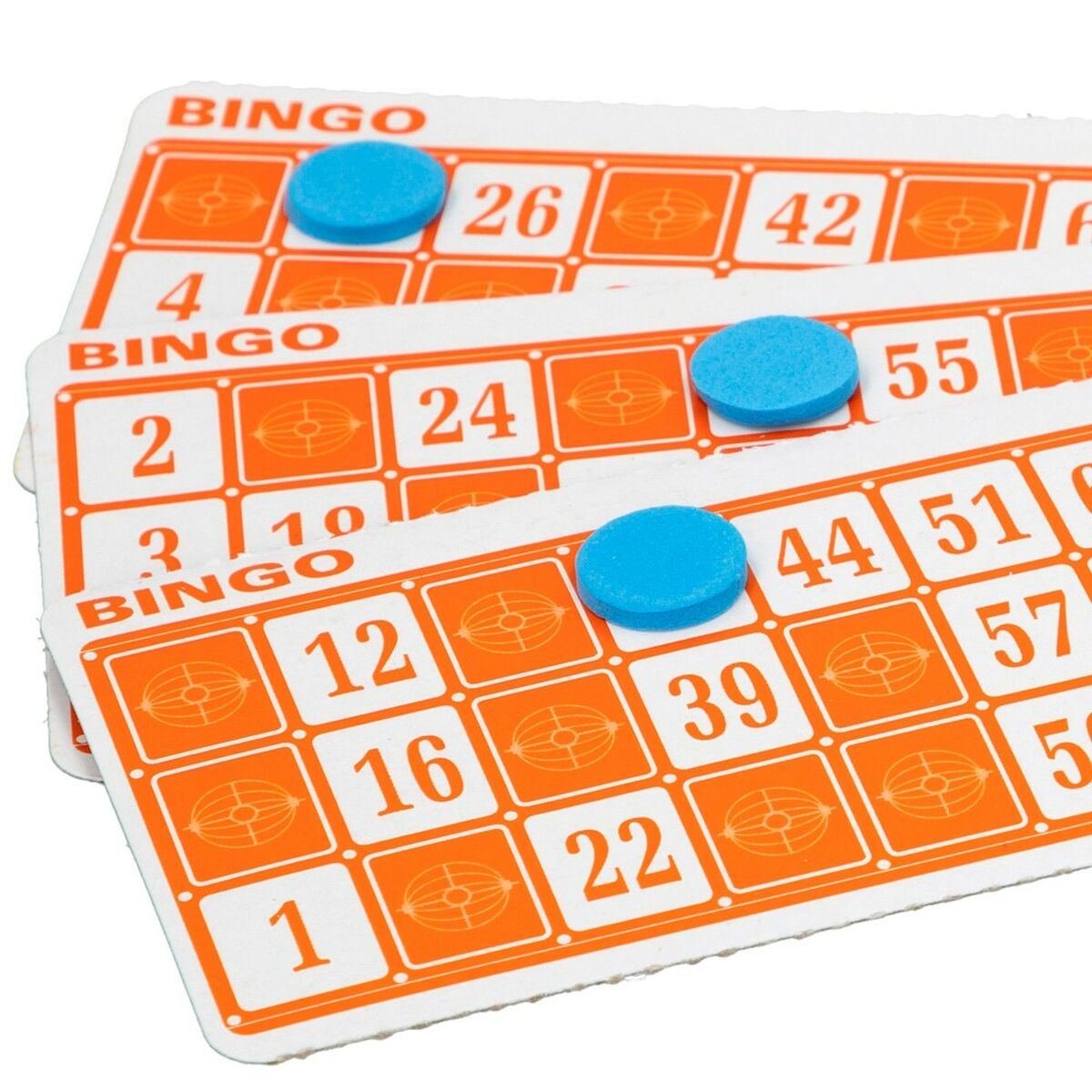 Bingo CB Games Cartón Plástico (6 Unidades)