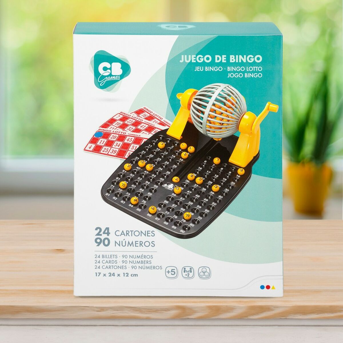 Bingo CB Games Cartón Plástico (6 Unidades)