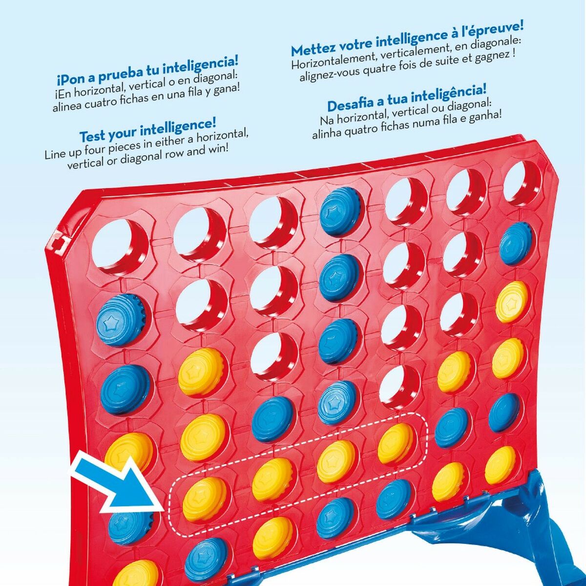 4 en Raya CB Games 31,5 x 26 x 13 cm (42 Piezas) (6 Unidades)