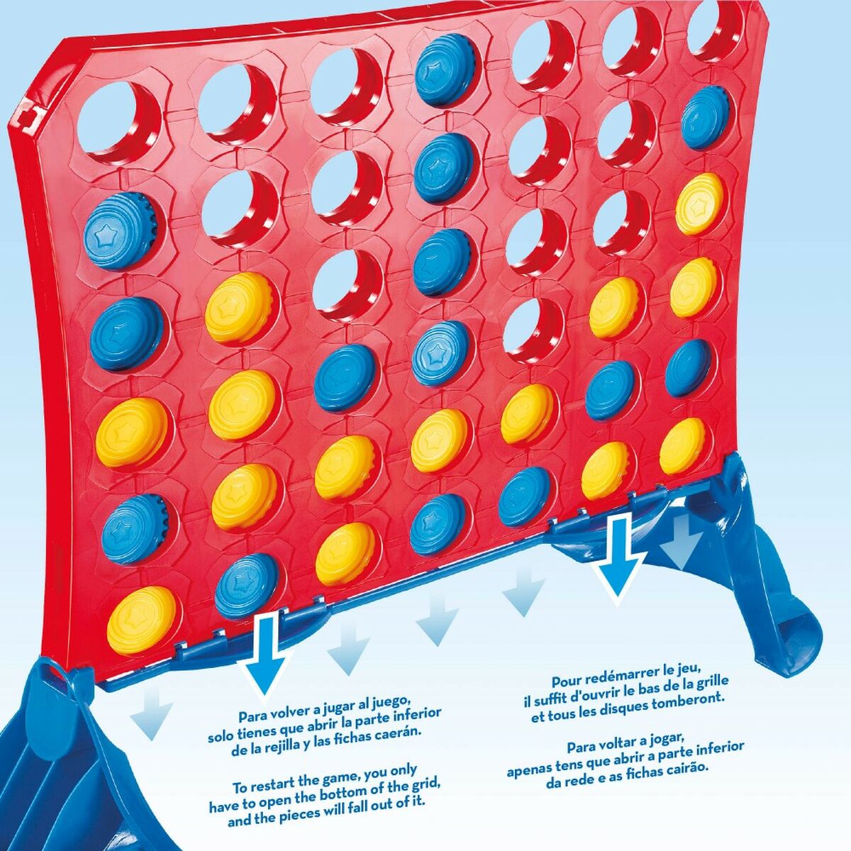 4 en Raya CB Games 31,5 x 26 x 13 cm (42 Piezas) (6 Unidades)