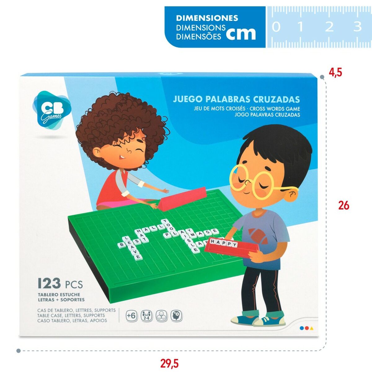 Juego de palabras CB Games   25,5 x 3 x 19 cm (6 Unidades)