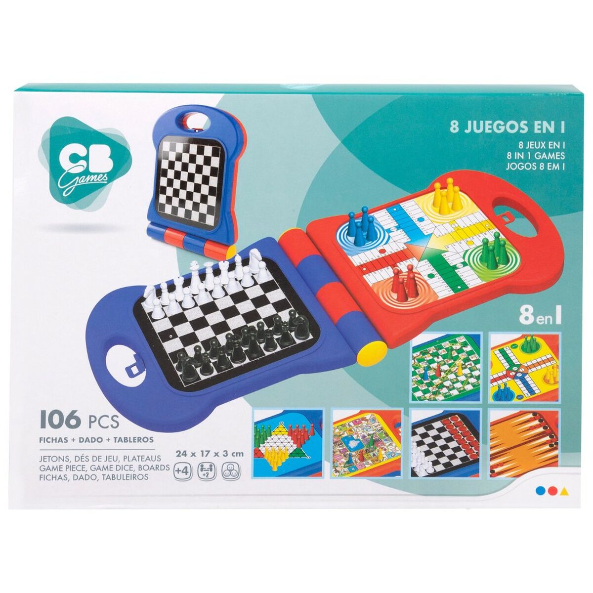 Juego de Mesa CB Games 24 x 3 x 17 cm Ajedrez (105 Piezas) (12 Unidades)