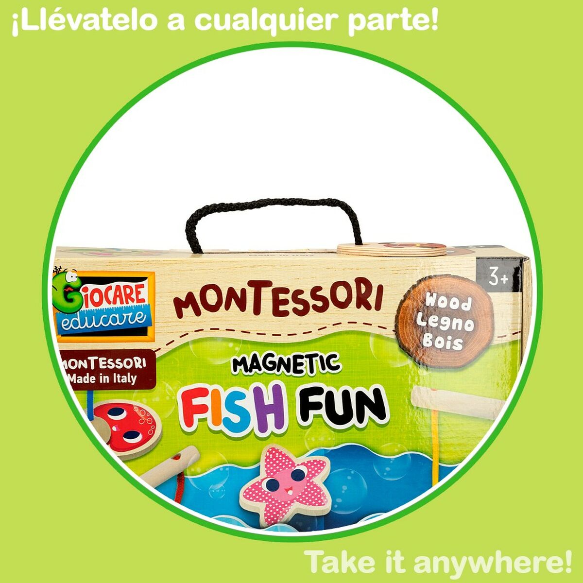 Juego de Mesa Lisciani Giochi Montessori Pesca (6 Unidades)