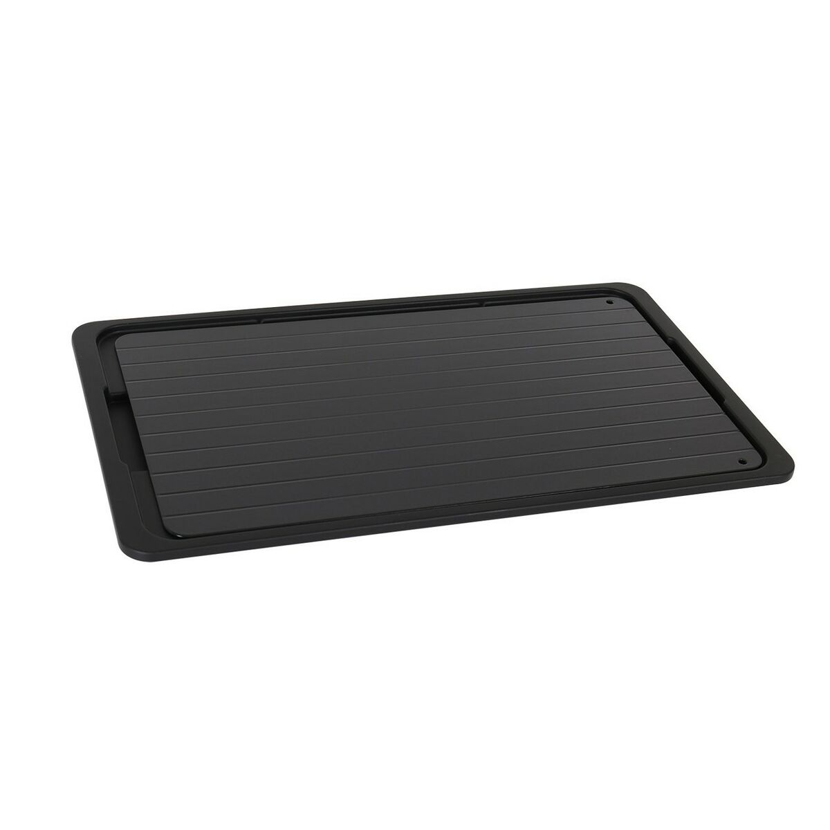 Placa de Descongelación Rápida de Alimentos Percutti   Negro 39 x 23 cm Función descongelar (2 Unidades)