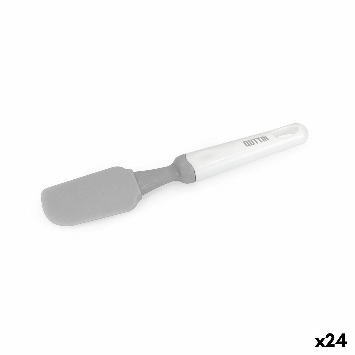 Espátula de Cocina Quttin Silicona 24,5 x 5,3 x 2 cm (24 Unidades)