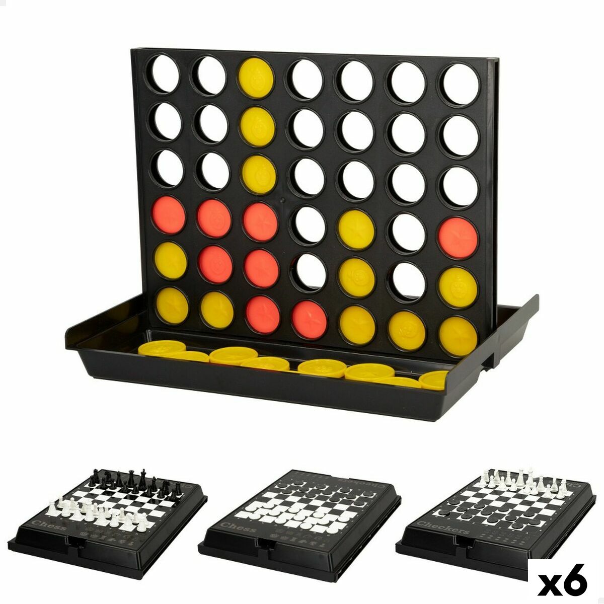 Set de 4 Juegos CB Games (6 Unidades)