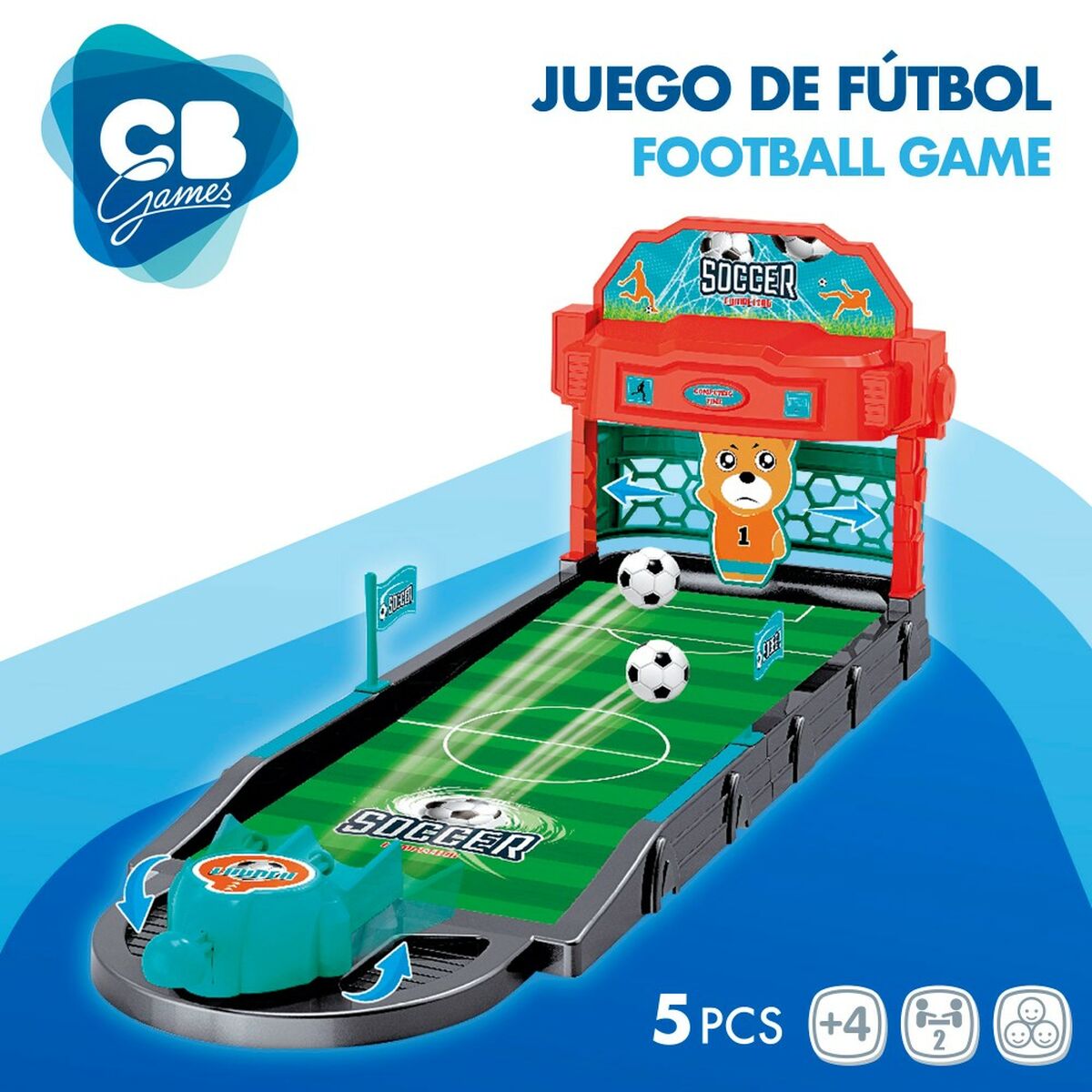 Juego de habilidad Colorbaby Football 6 Unidades