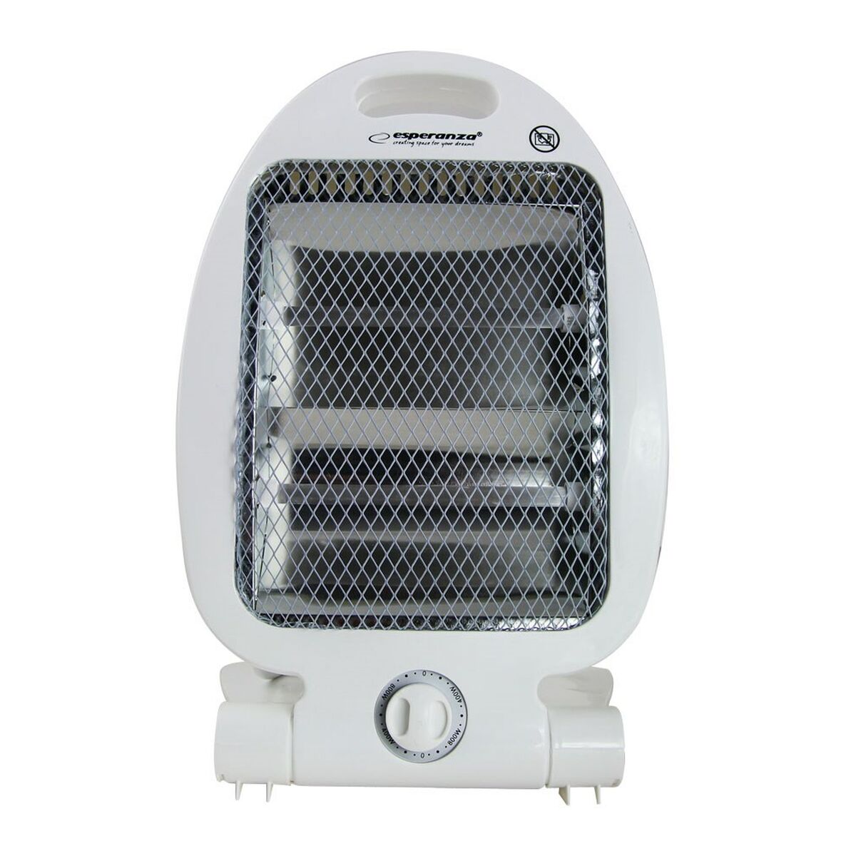 Calefactor Eléctrico de Cuarzo Esperanza EHH009 Blanco 800 W