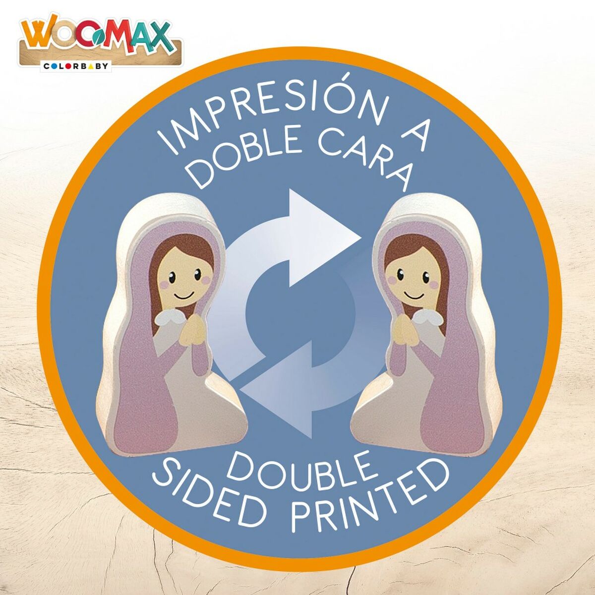 Belén de Navidad Woomax 24,5 x 20,5 x 24,5 cm (15 Piezas) (6 Unidades)