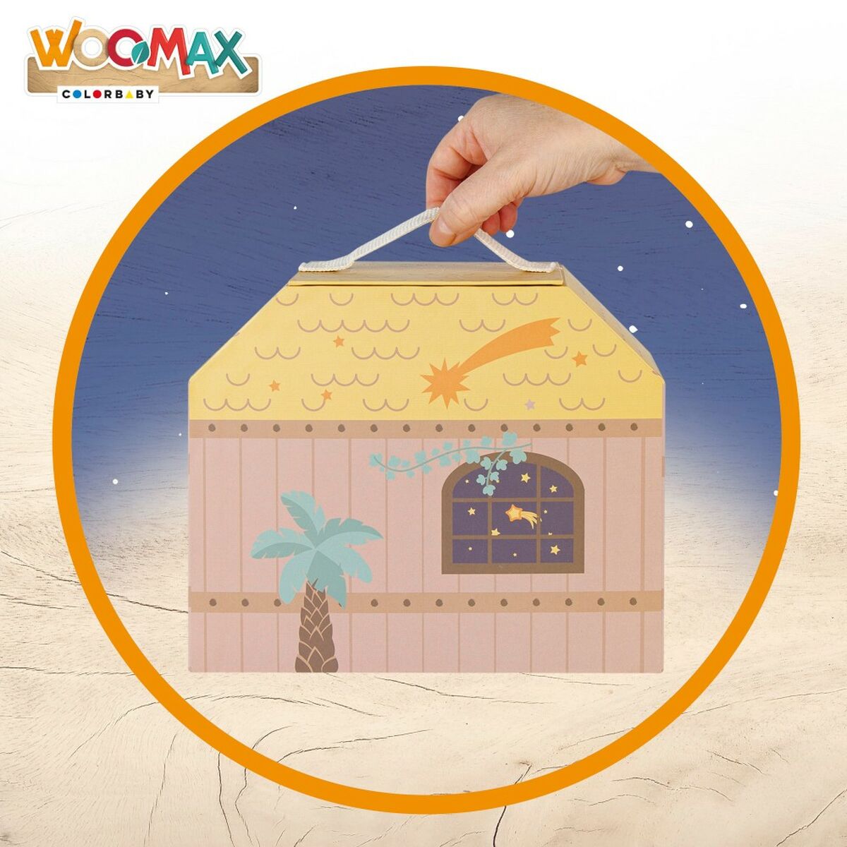 Belén de Navidad Woomax 24,5 x 20,5 x 24,5 cm (15 Piezas) (6 Unidades)