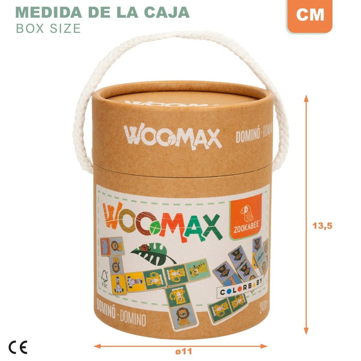 Juego de habilidad Woomax Animales (12 Unidades)