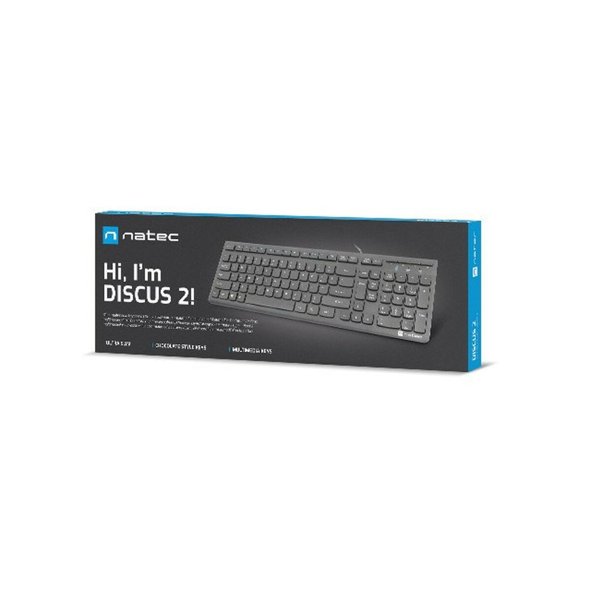 Teclado Natec NKL-1829 Verde Inglés EEUU QWERTY