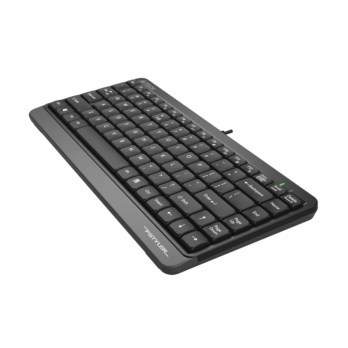 Teclado A4 Tech A4TKLA46787 Negro Inglés