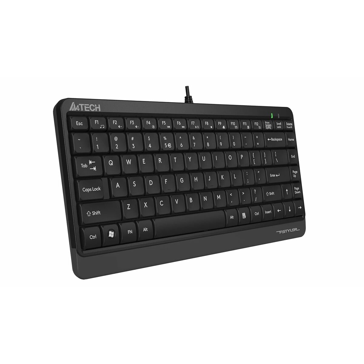 Teclado A4 Tech A4TKLA46787 Negro Inglés