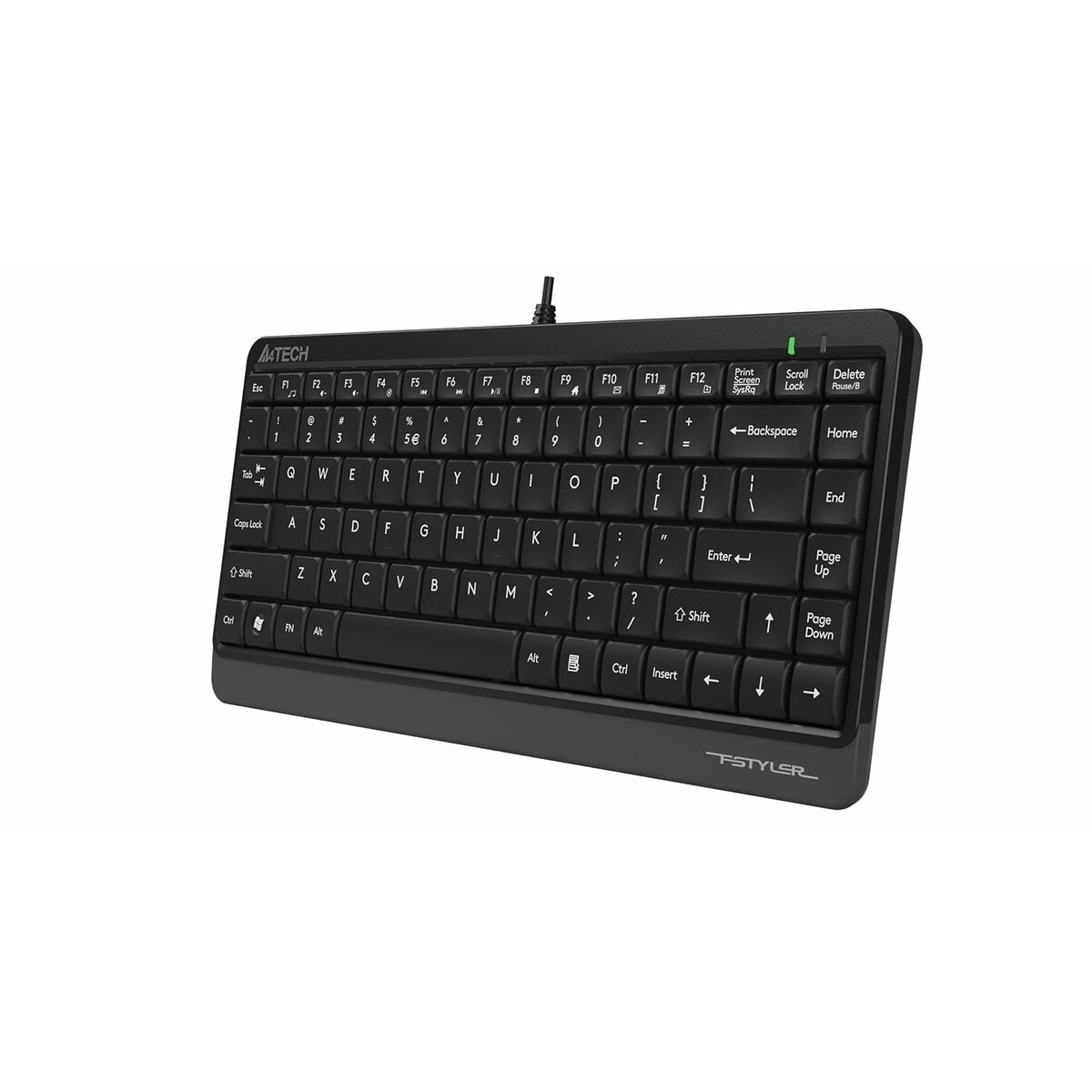 Teclado A4 Tech A4TKLA46787 Negro Inglés