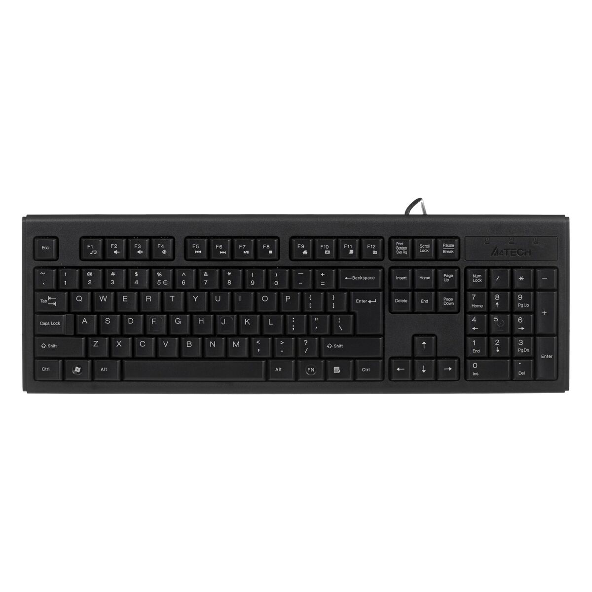 Teclado A4 Tech KR-83 Negro Turco