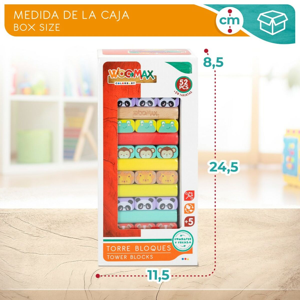 Juego de Construcción Woomax (6 Unidades)