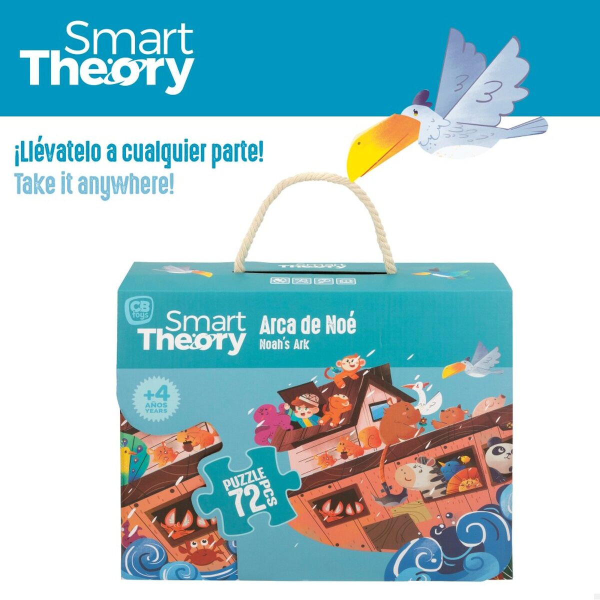 Puzzle Colorbaby Noah's Ark 72 Piezas 90 x 60 cm (6 Unidades)