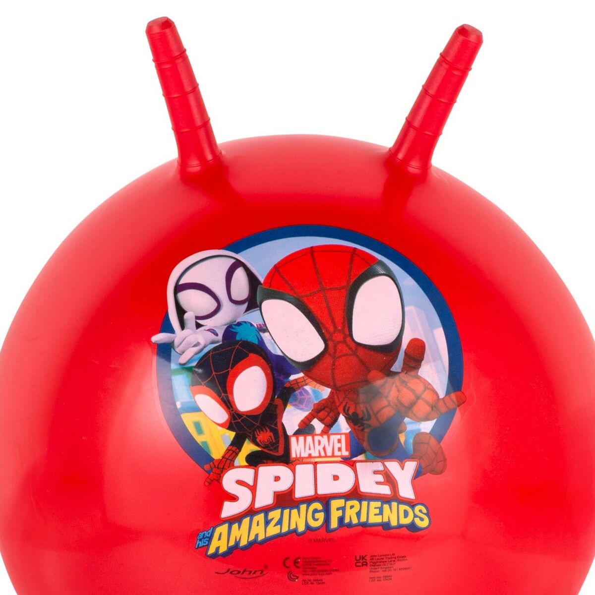 Pelota Saltarina Spidey Ø 45 cm Rojo (10 Unidades)