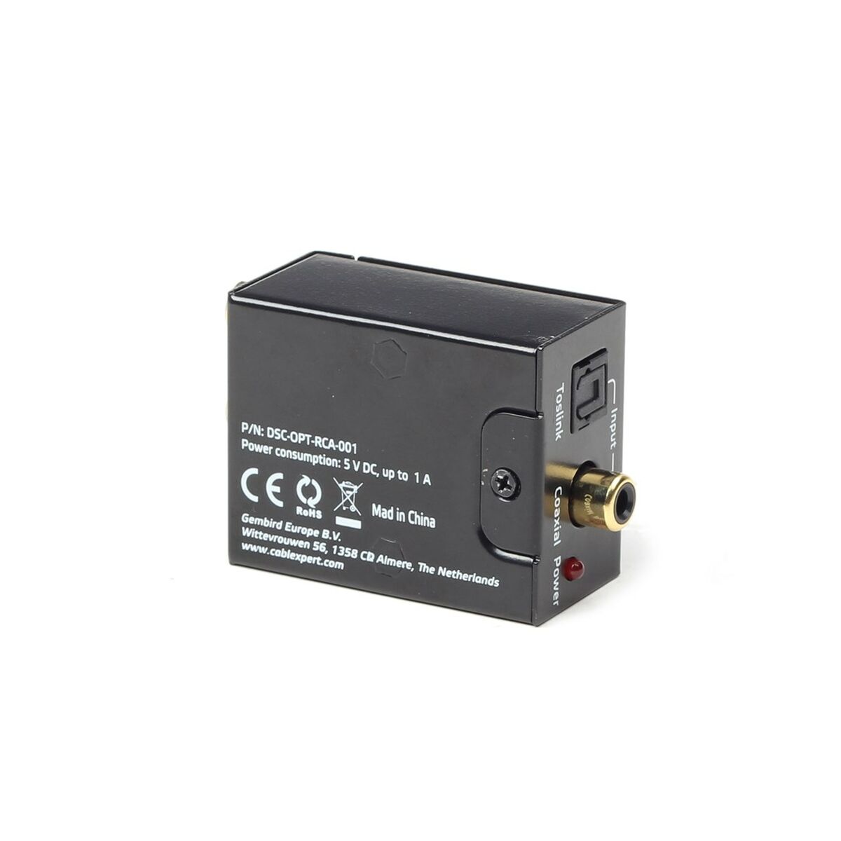 Convertidor de Audio GEMBIRD DSC-OPT-RCA-001