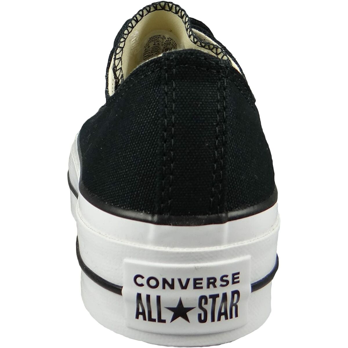 Zapatillas Casual de Mujer Chuck Taylor All Star Platform Converse Negro (38)