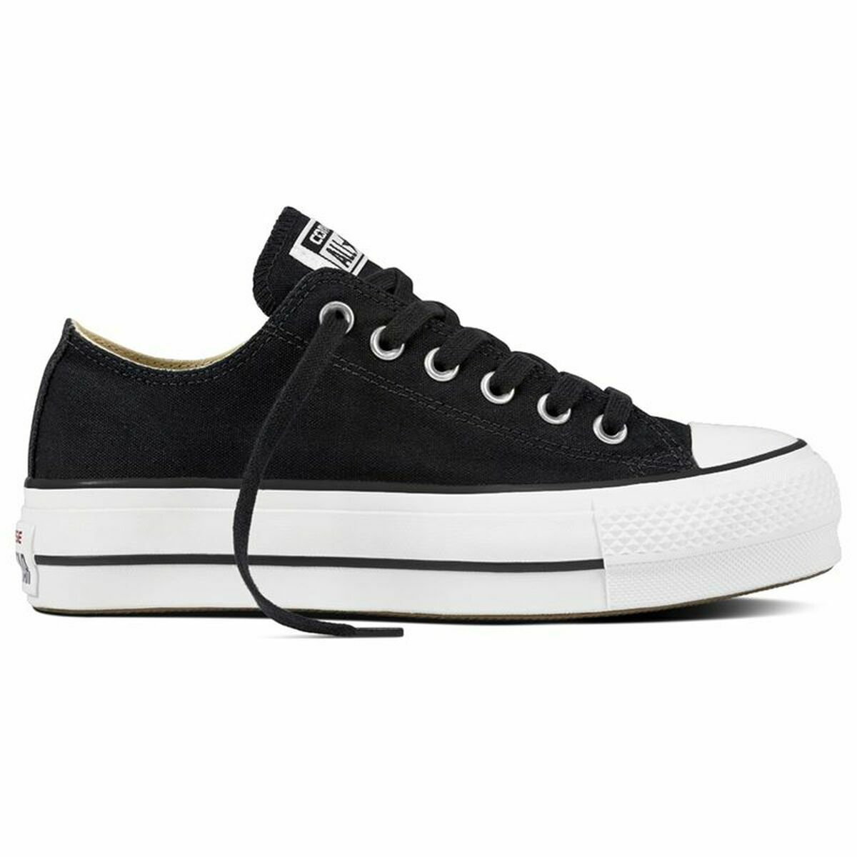 Zapatillas Casual de Mujer Chuck Taylor All Star Platform Converse Negro (38)