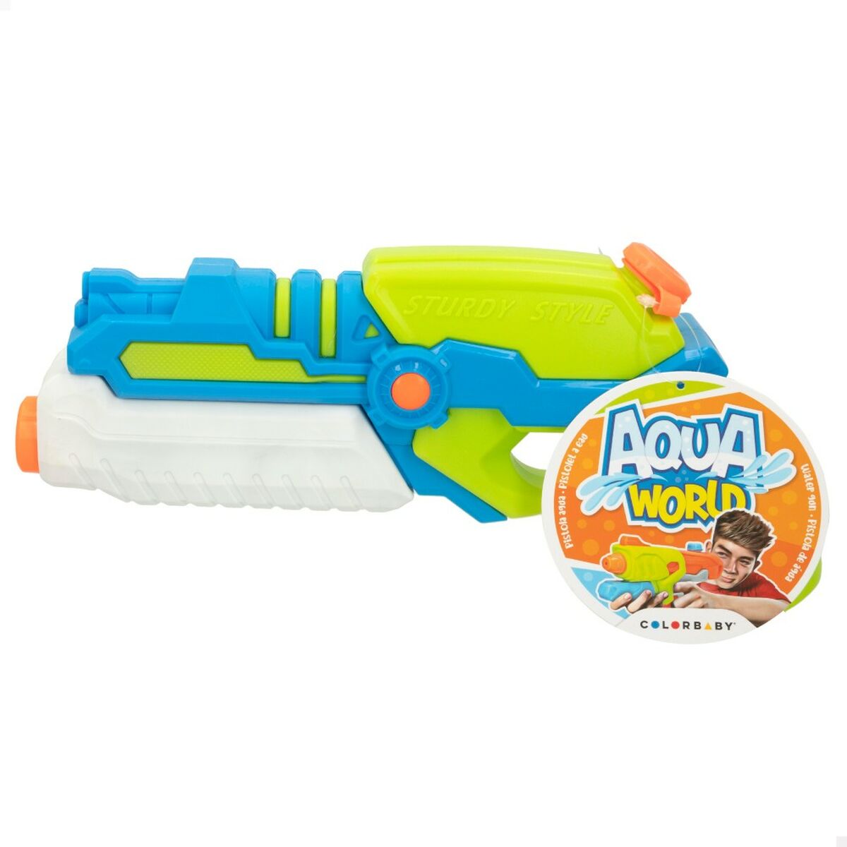 Pistola de Agua Colorbaby AquaWorld 31 x 15 x 6,5 cm (6 Unidades)