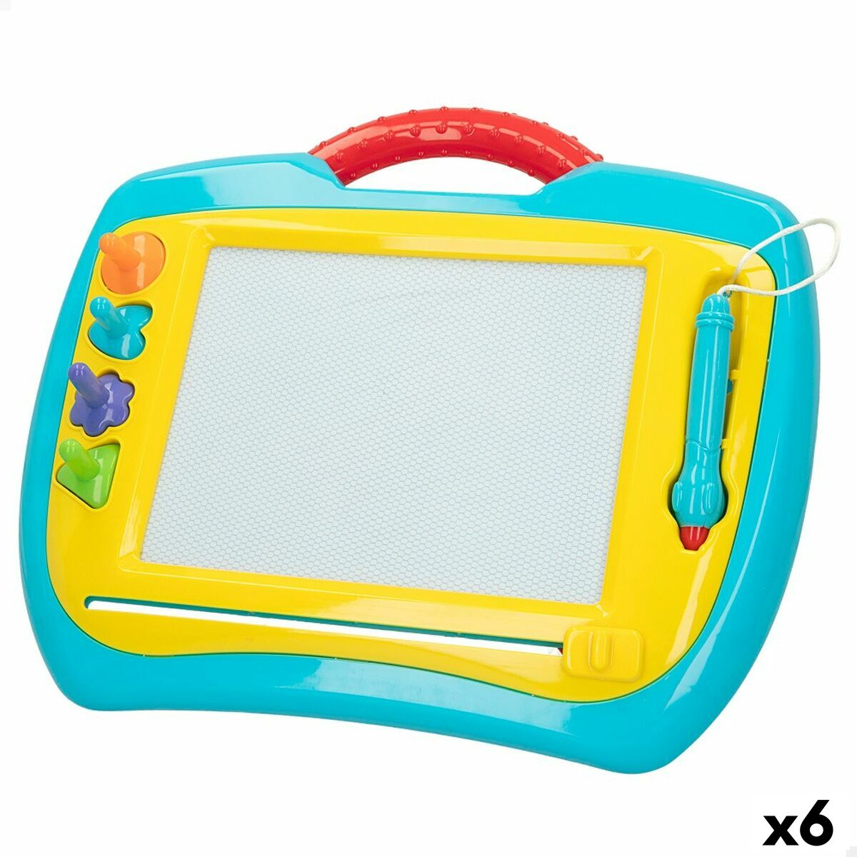 Pizarra Mágica PlayGo Plástico 35 x 30 x 4 cm (6 Unidades)